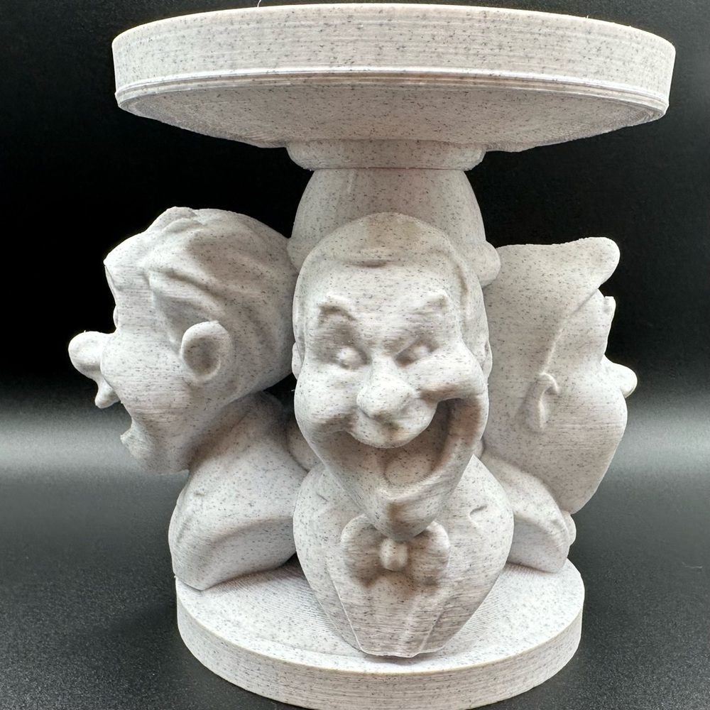 Disney Haunted Mansion Singing Busts 3 Wick Candle Holder - Picture 9 of 14